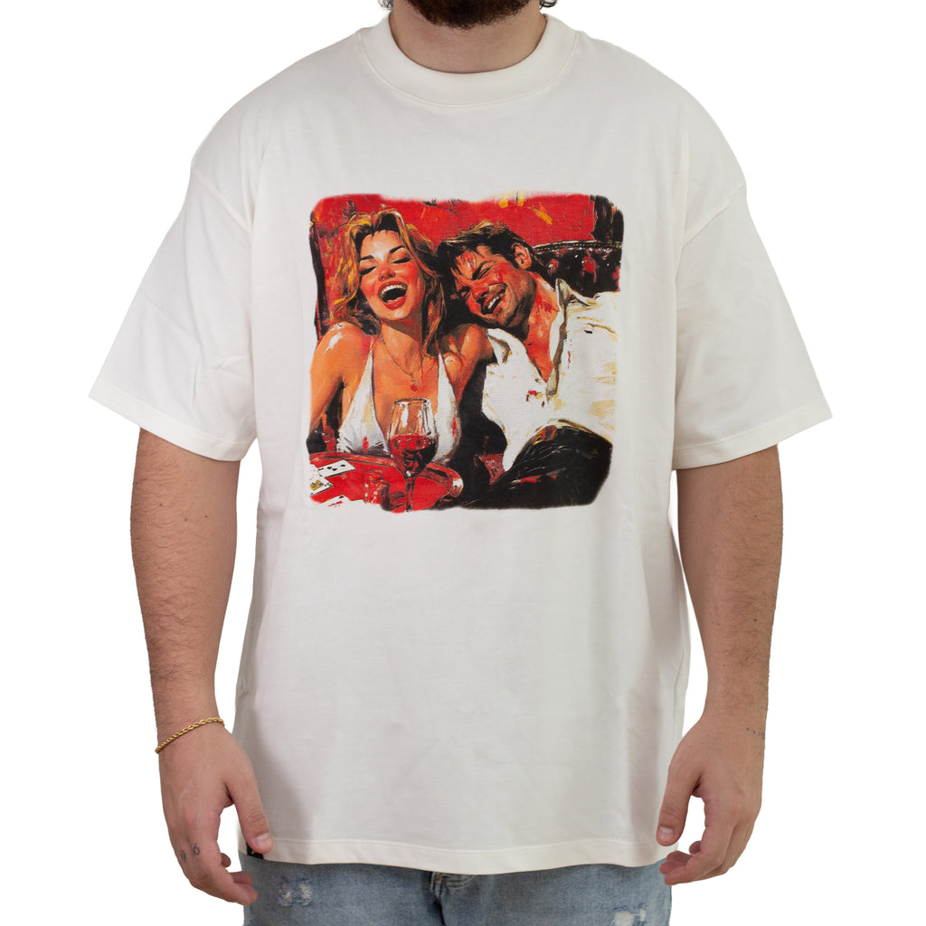 FLIRT WITH CHAOS WHITE TSHIRT