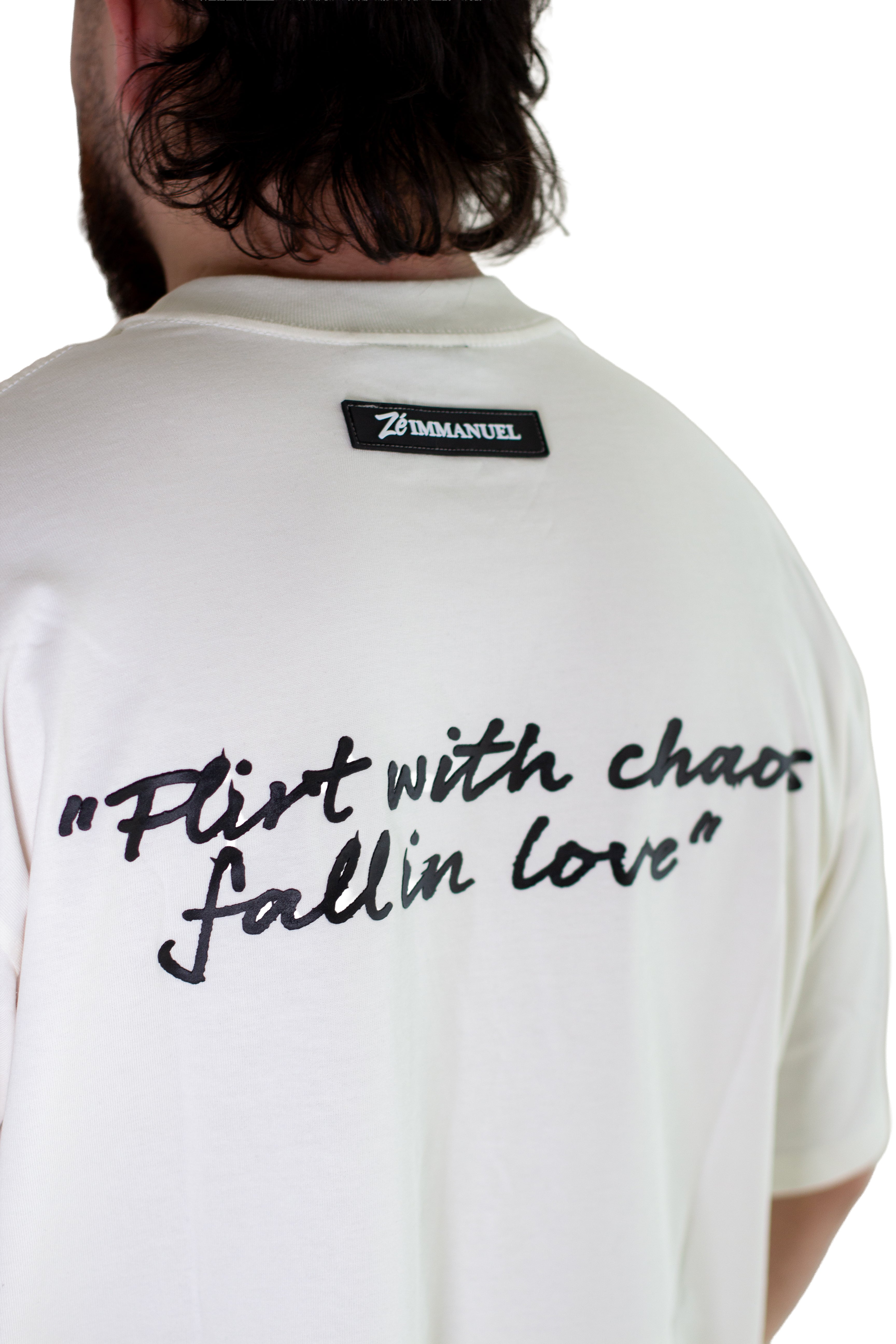 FLIRT WITH CHAOS WHITE TSHIRT