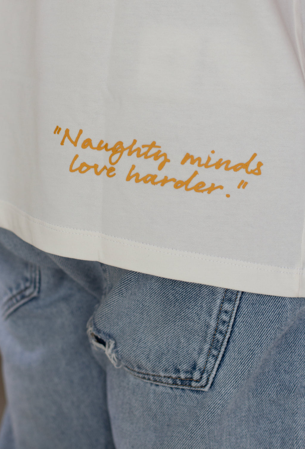 FLIRT WITH CHAOS WHITE TSHIRT