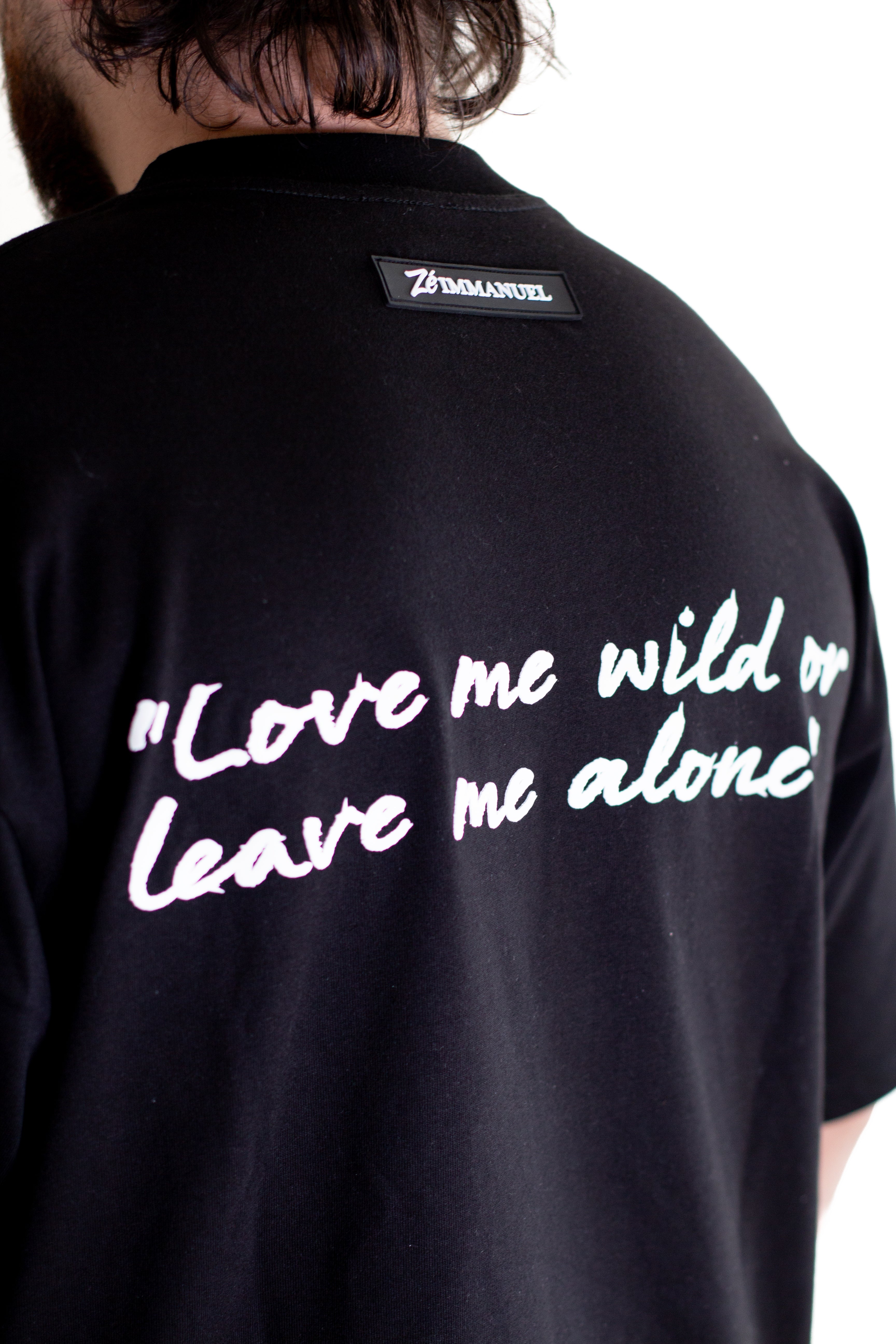 LOVE ME WILD BLACK TSHIRT